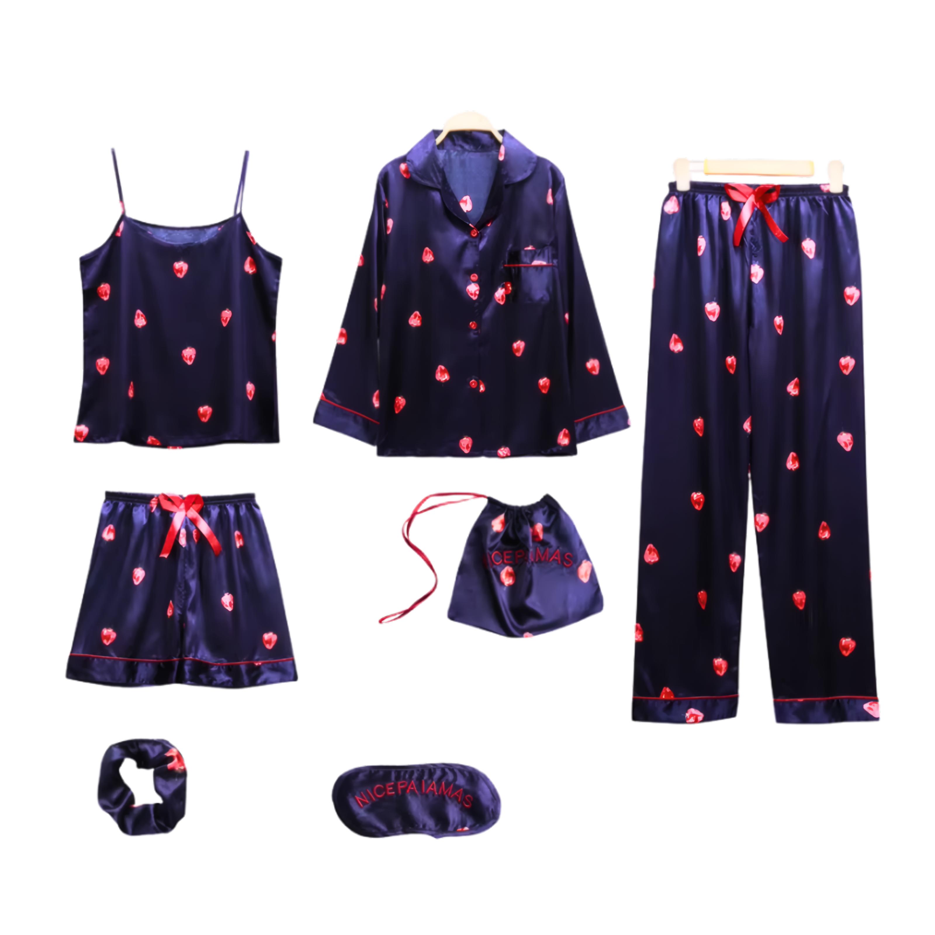 פיג׳מה סאטן לנשים