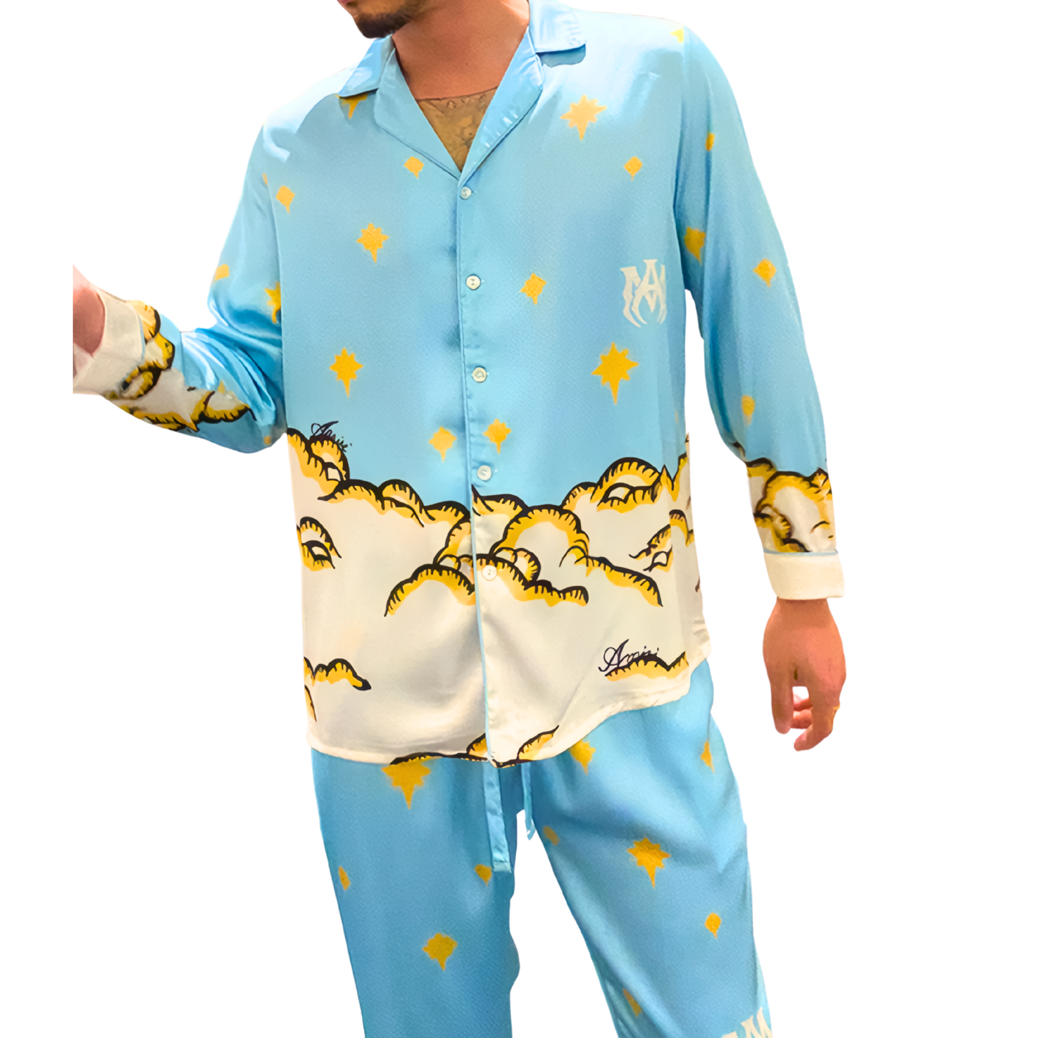 סט פיג׳מה יוקרתי לגברים