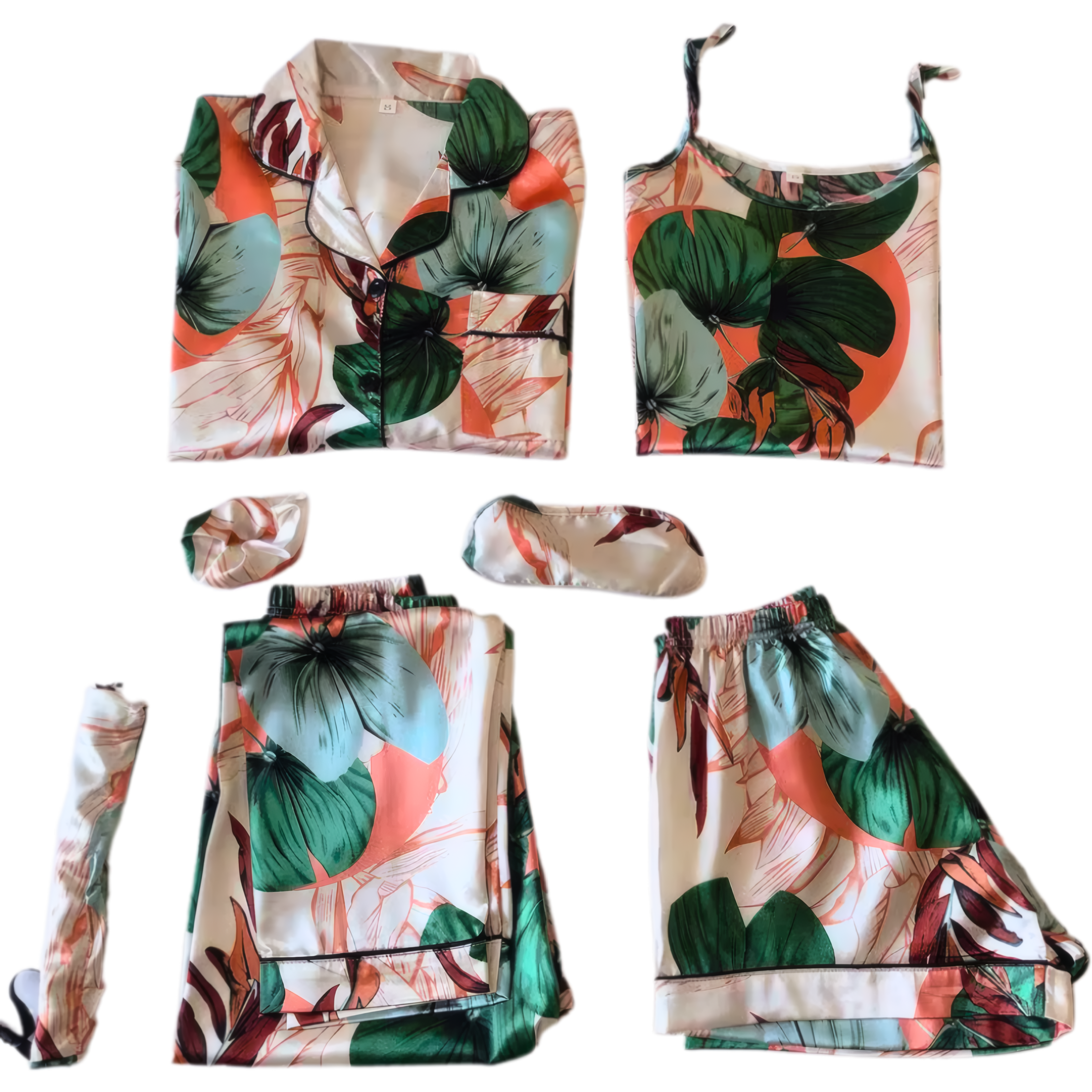 פיג׳מה סאטן לנשים