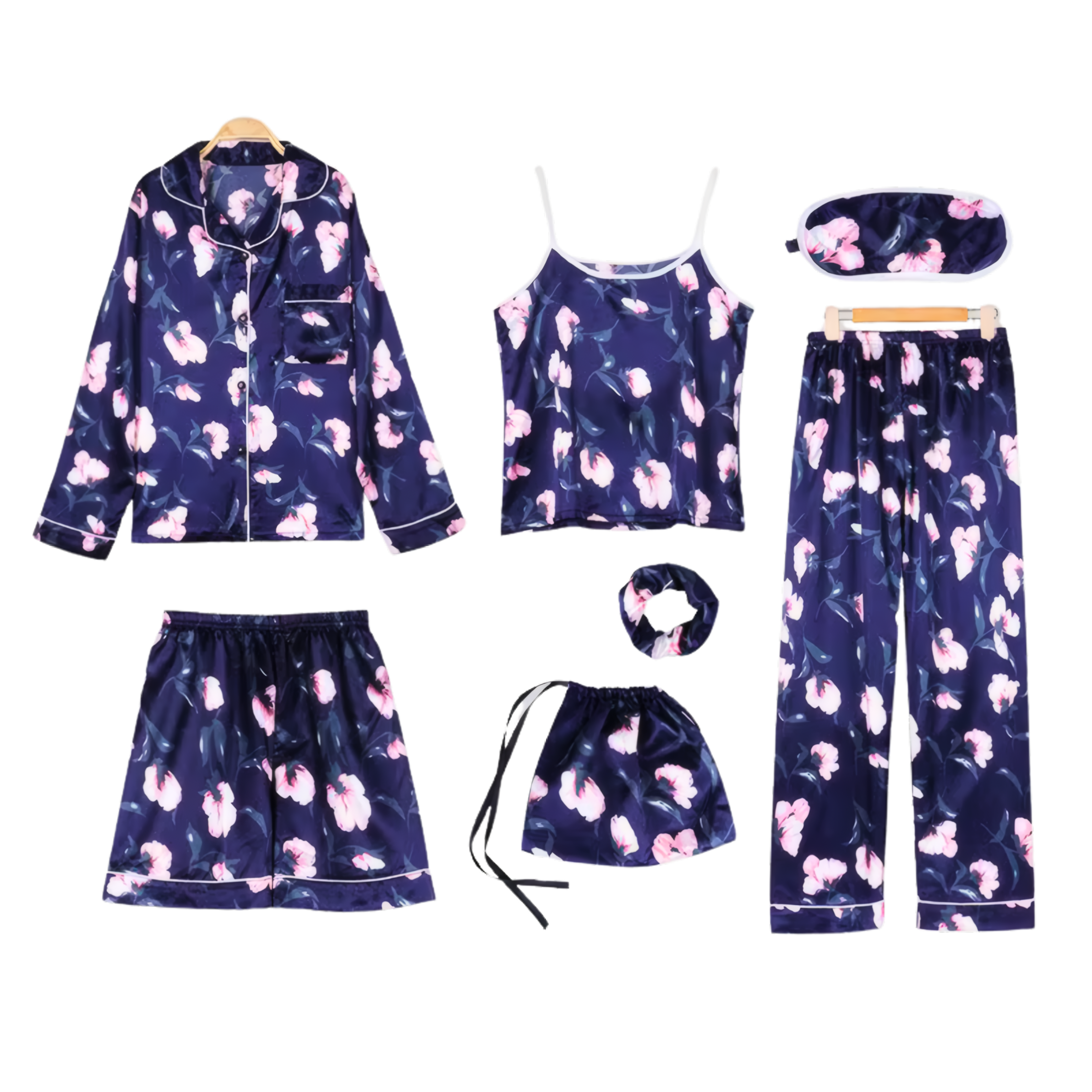 פיג׳מה סאטן לנשים