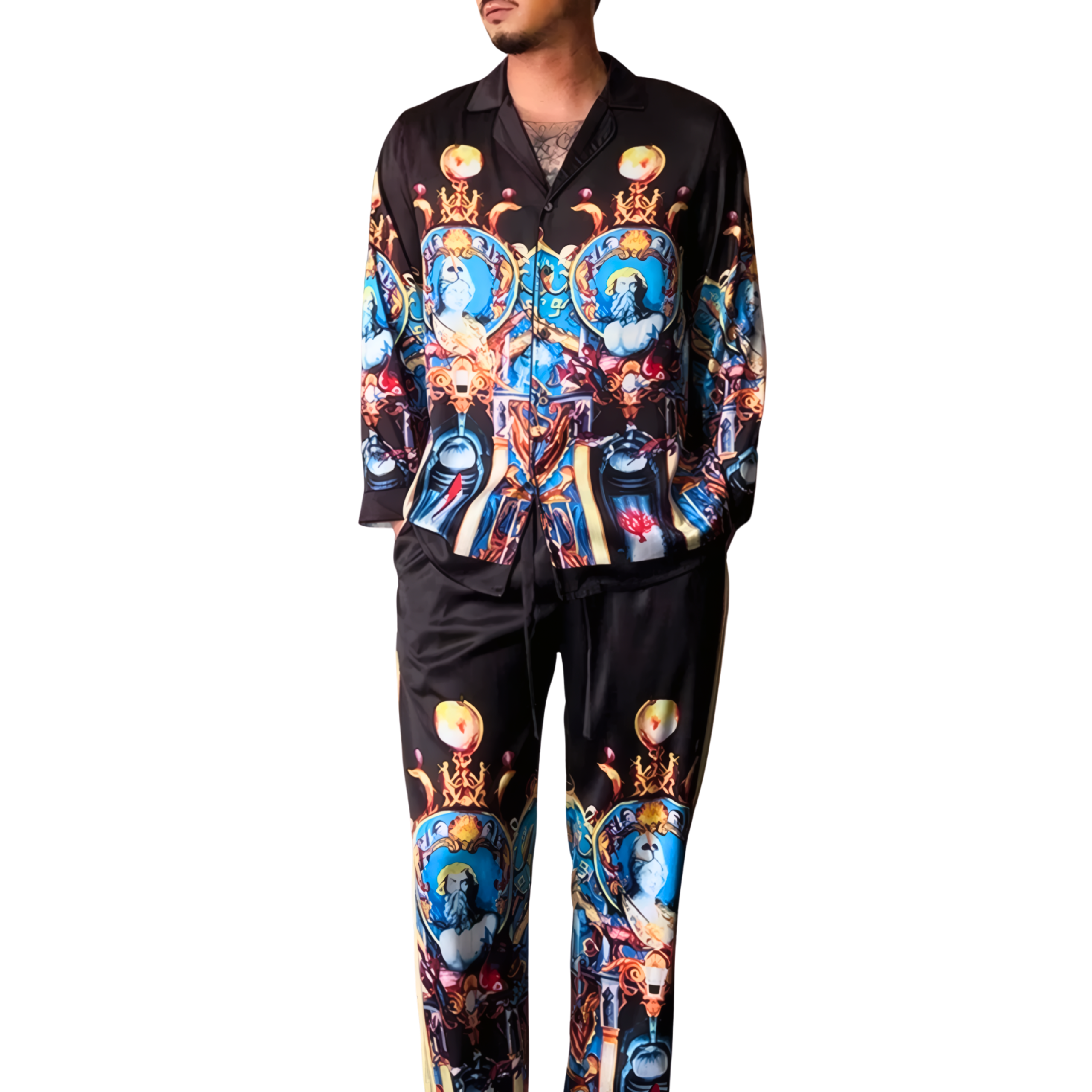 סט פיג׳מה יוקרתי לגברים