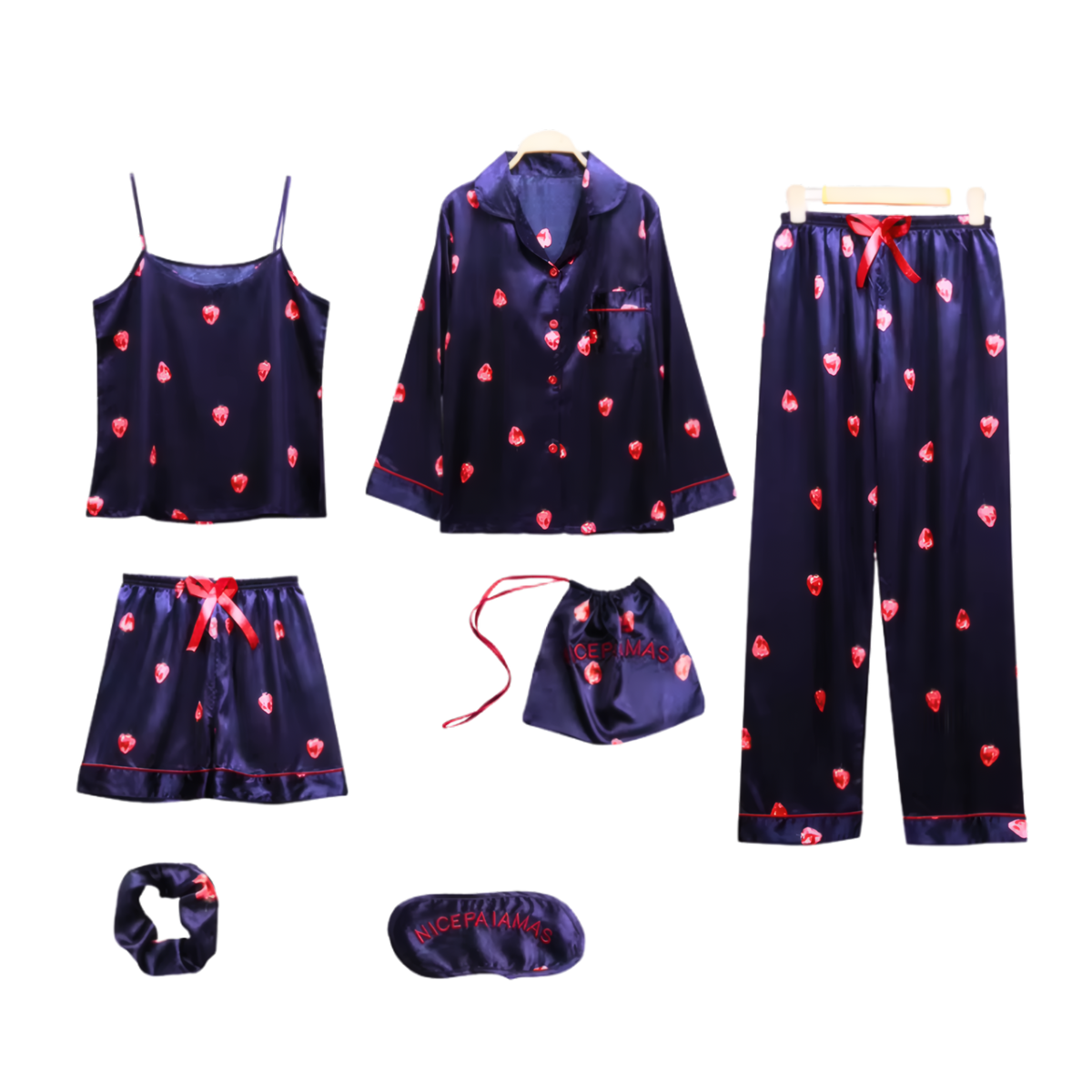 פיג׳מה סאטן לנשים