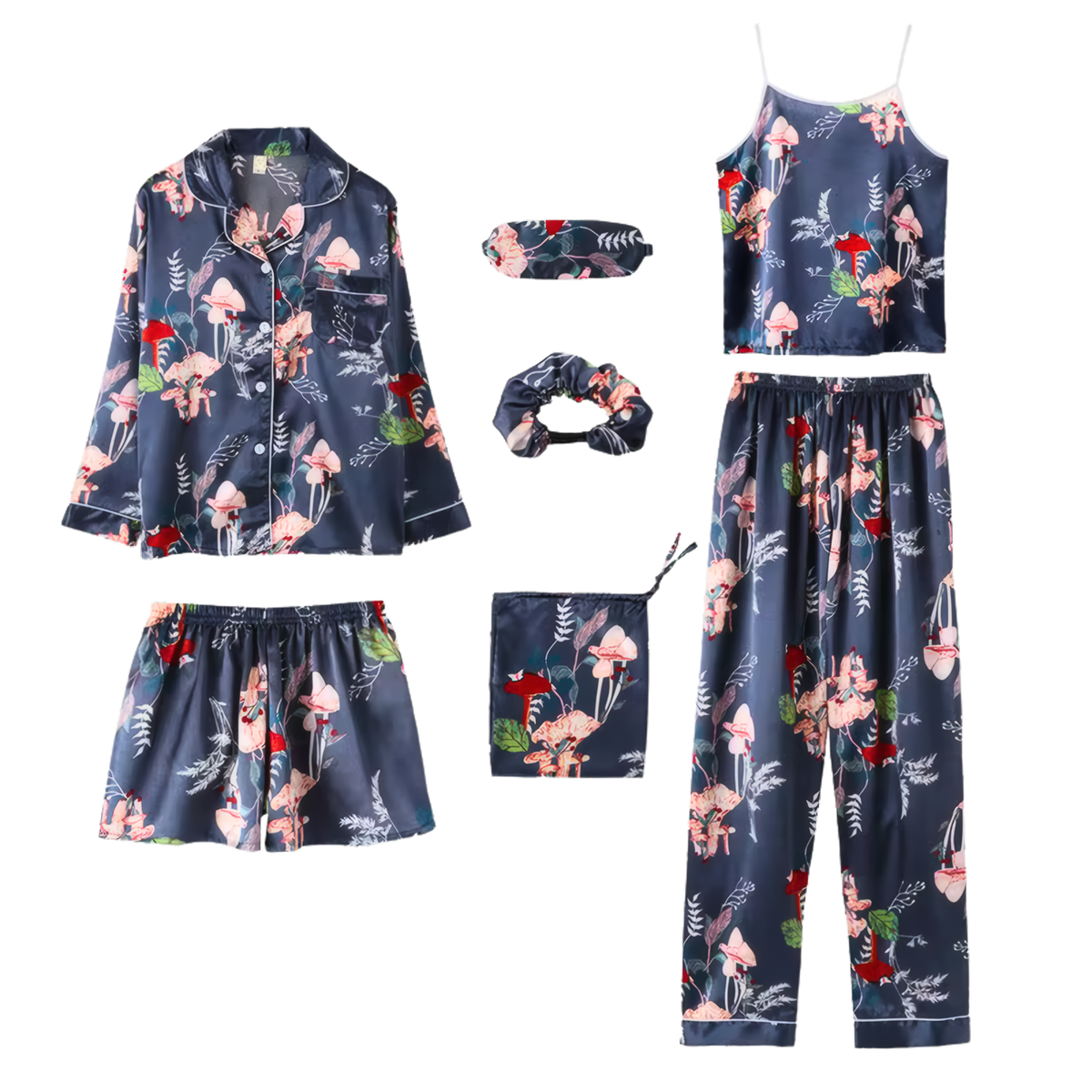 פיג׳מה סאטן לנשים