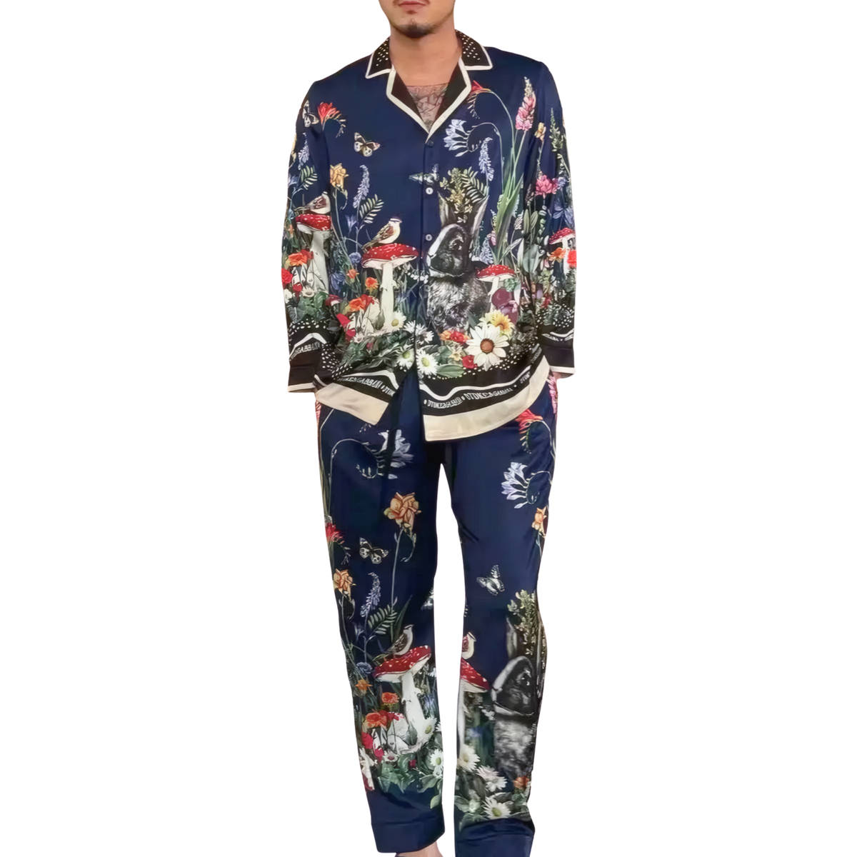 סט פיג׳מה יוקרתי לגברים