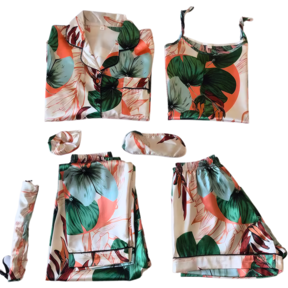 פיג׳מה סאטן לנשים