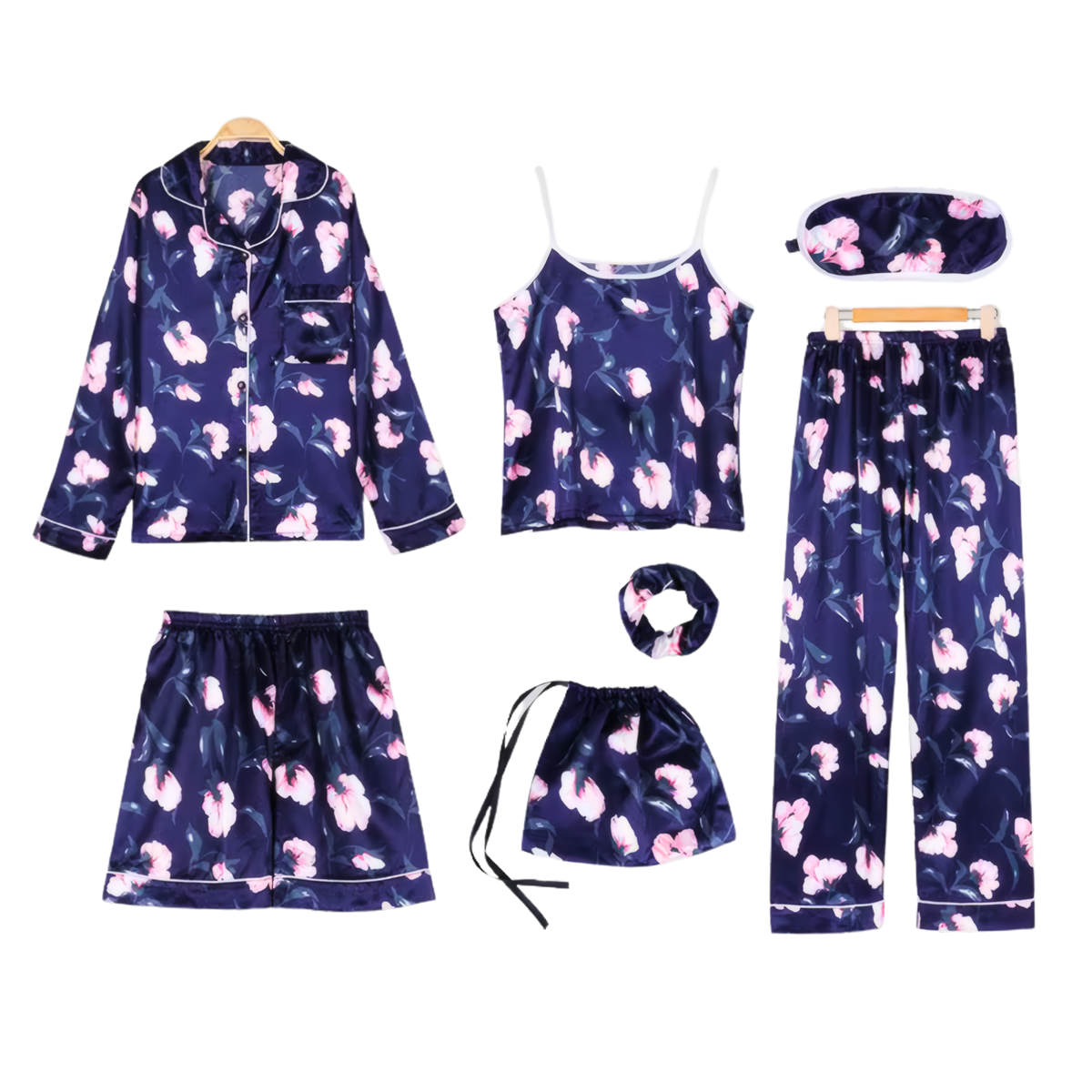 פיג׳מה סאטן לנשים