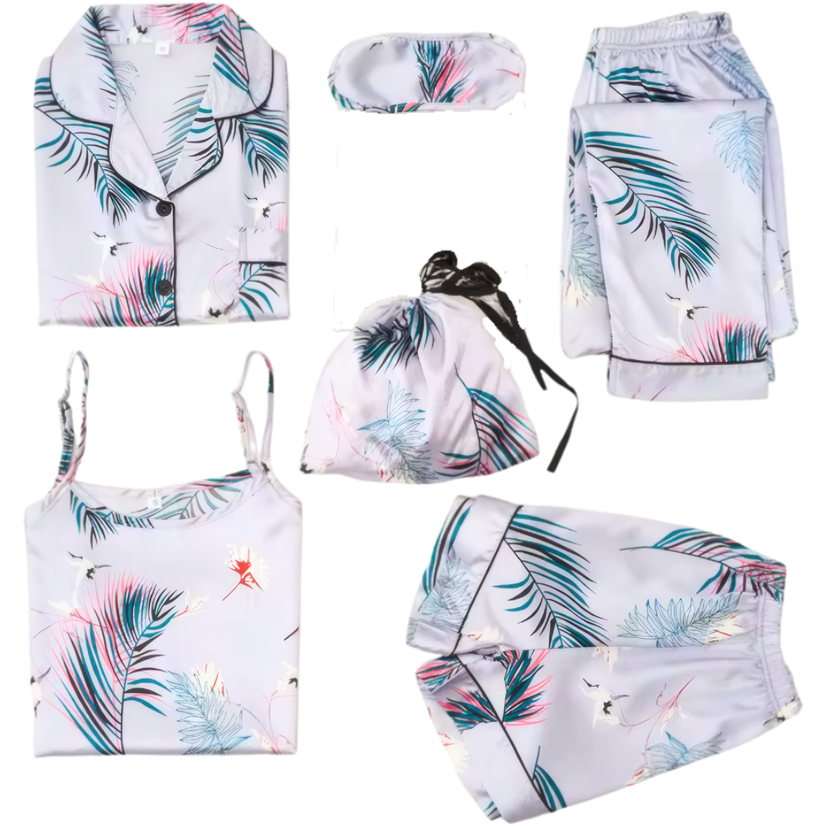 פיג׳מה סאטן לנשים