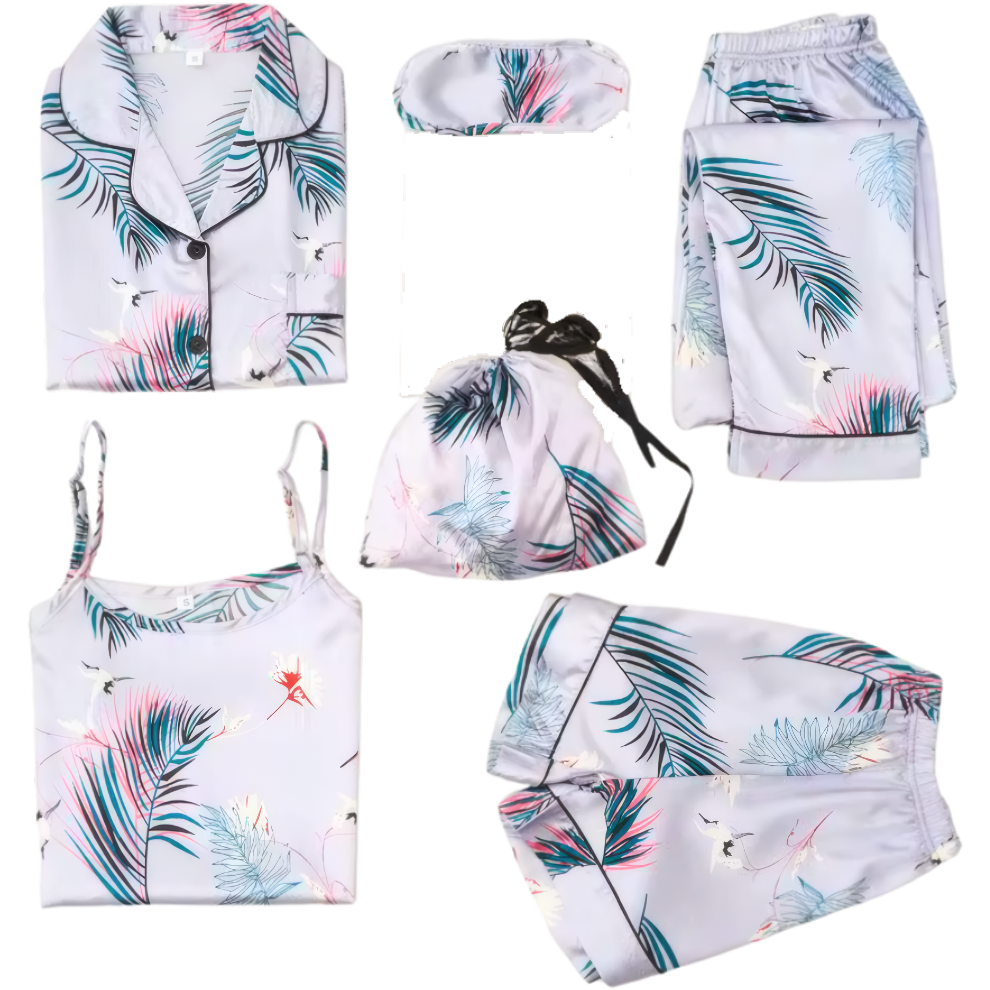 פיג׳מה סאטן לנשים