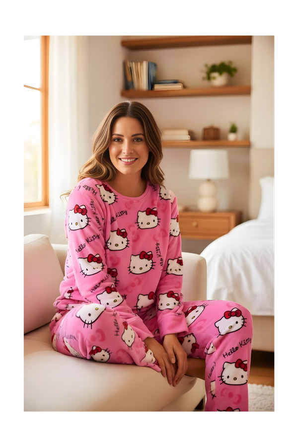 פיג׳מה הלו קיטי לנשים