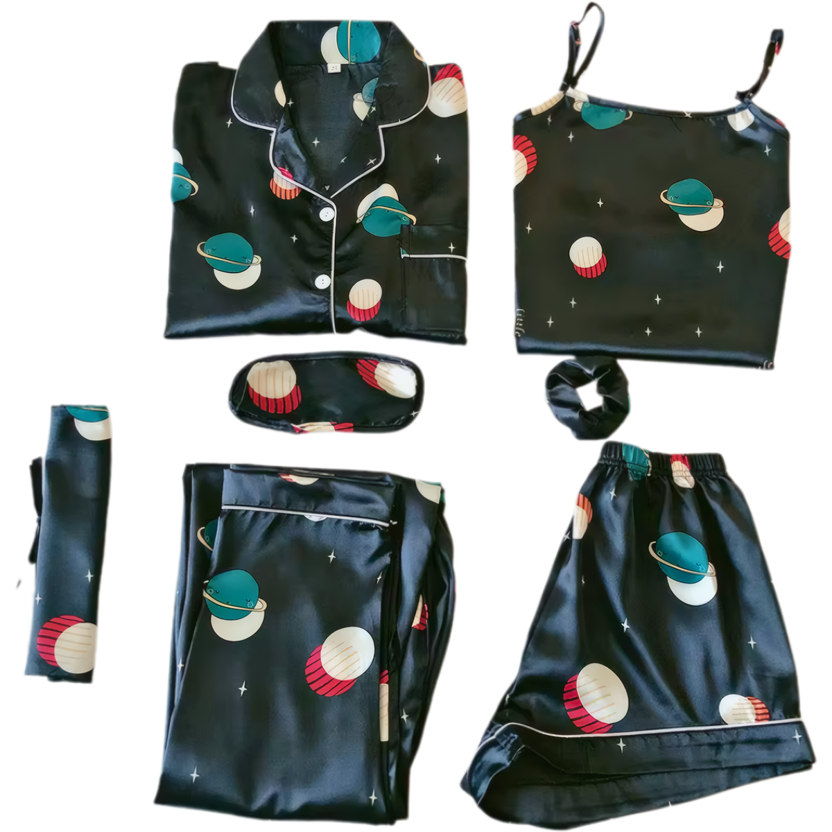 פיג׳מה סאטן לנשים