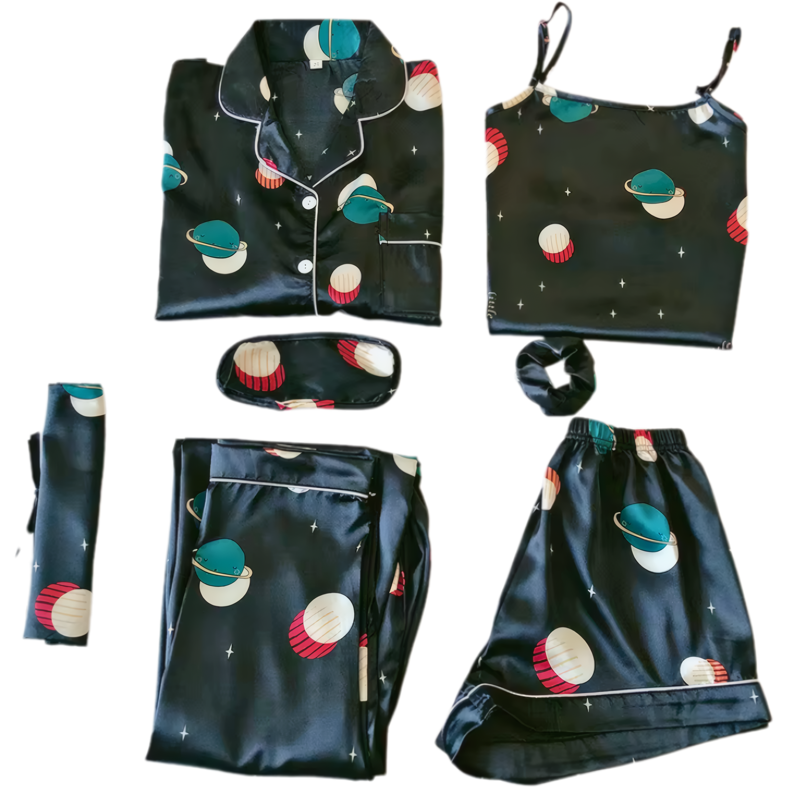 פיג׳מה סאטן לנשים