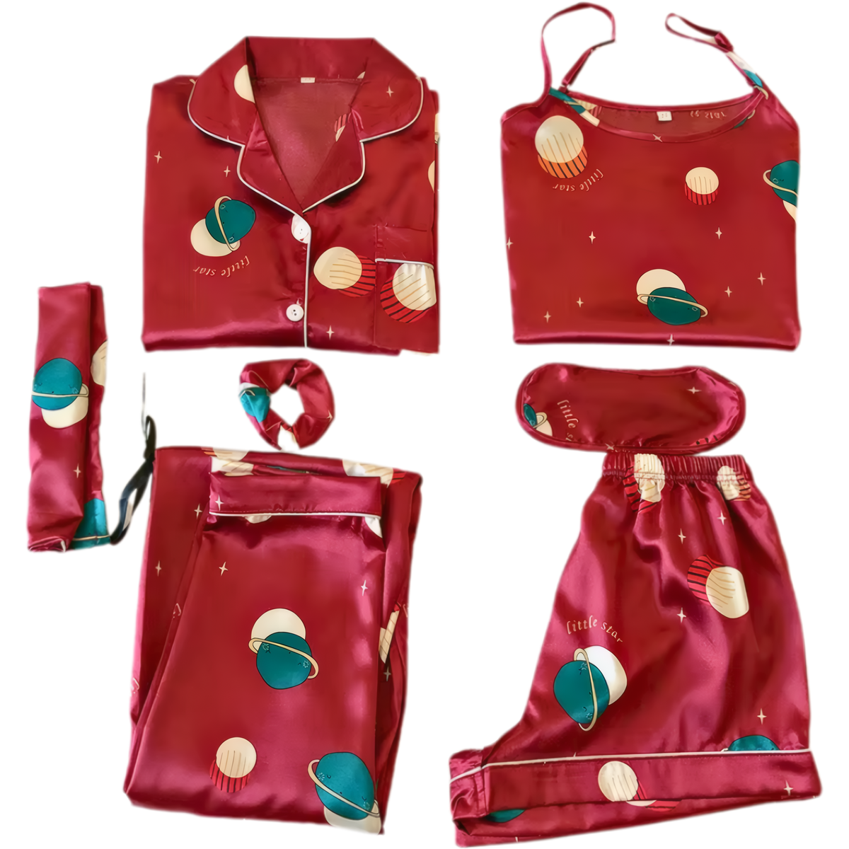 פיג׳מה סאטן לנשים