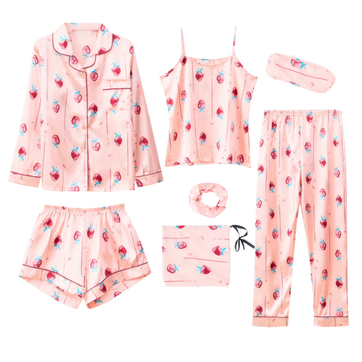 פיג׳מה סאטן לנשים