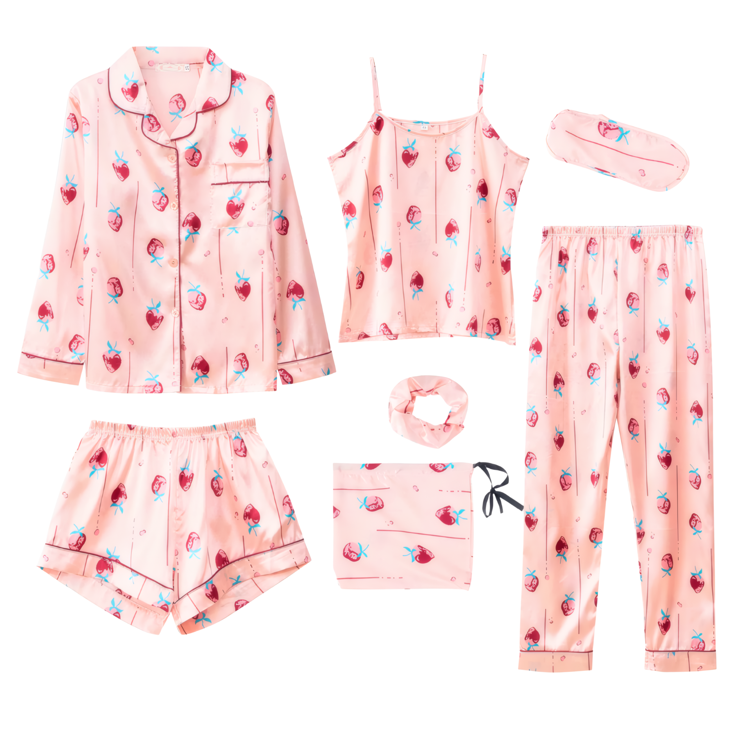 פיג׳מה סאטן לנשים