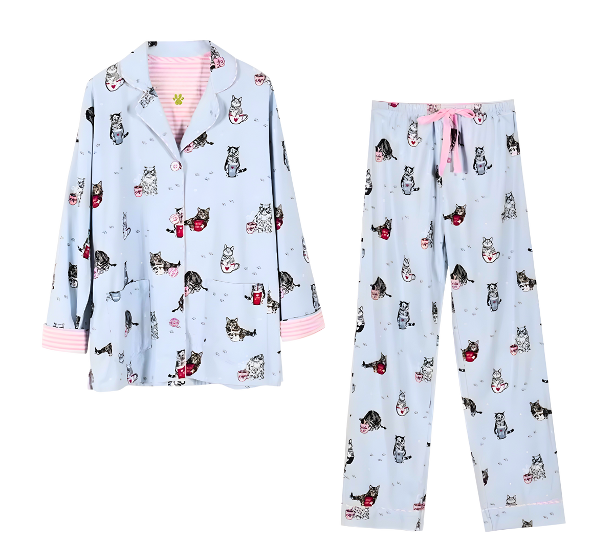 פיג׳מה כותנה לנשים