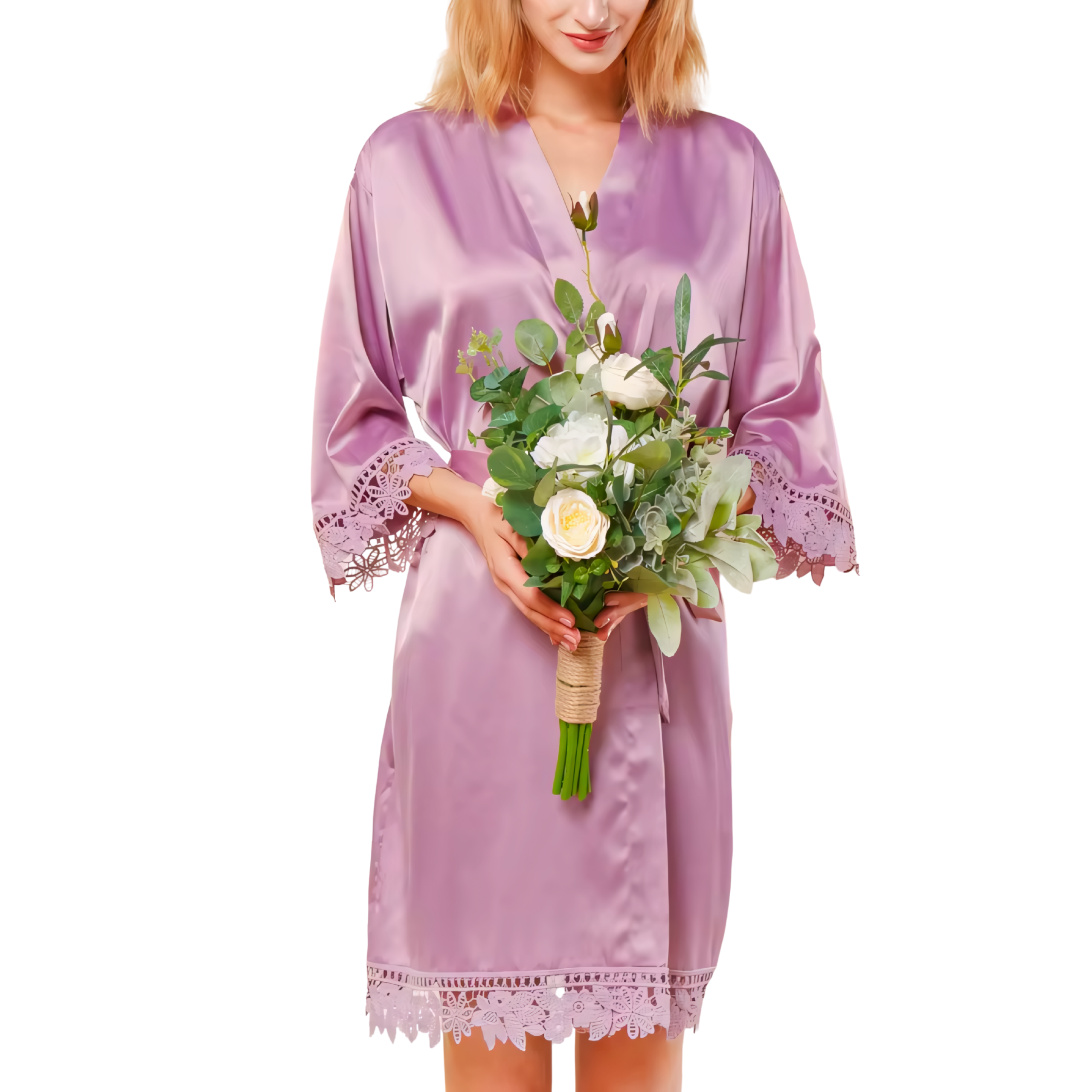 חלוק סטאן רך ונושם