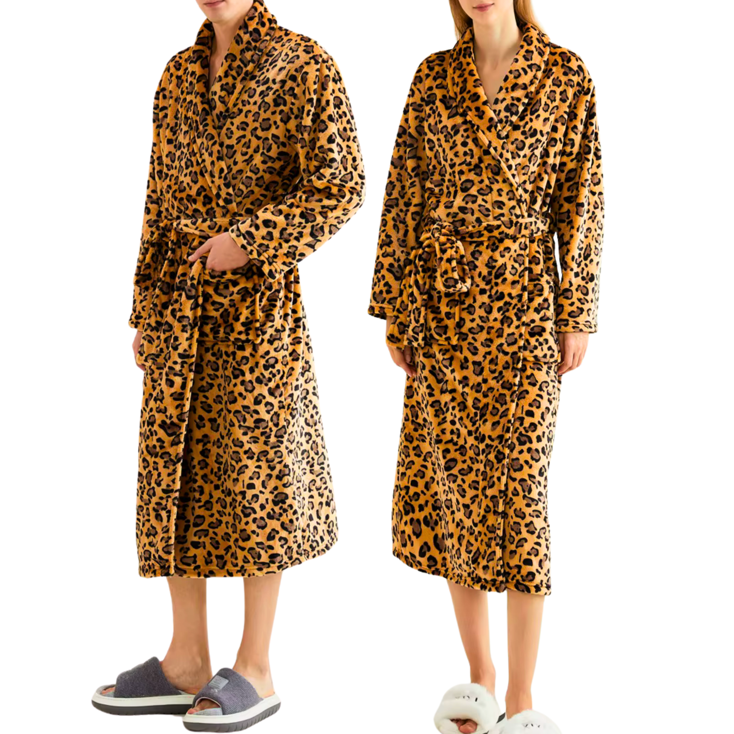 חלוק רחצה מנומר למבוגרים