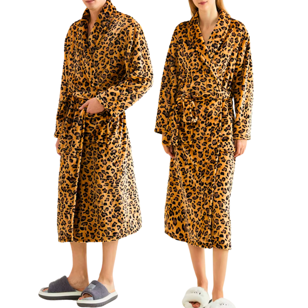 חלוק רחצה מנומר למבוגרים