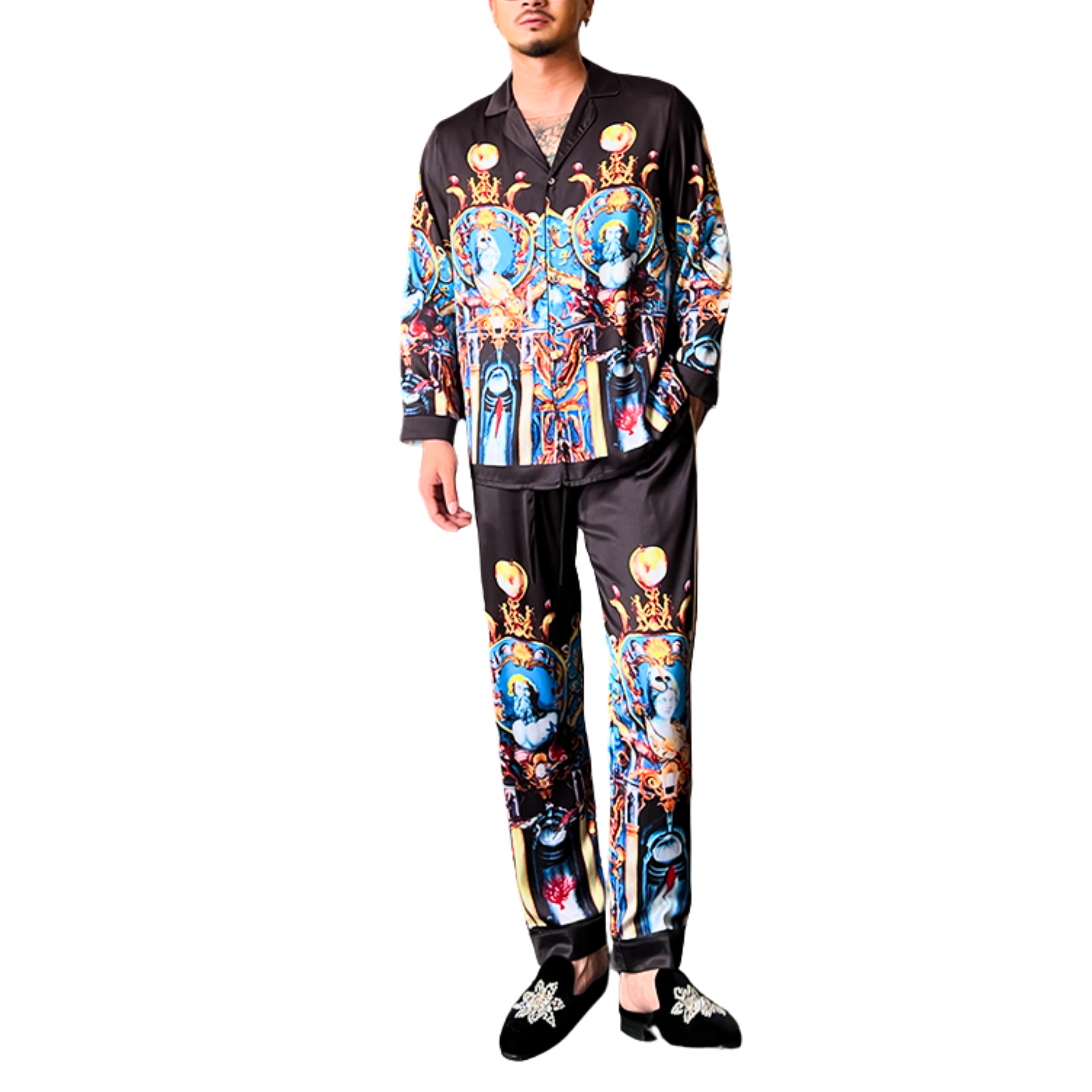 סט פיג׳מה יוקרתי לגברים