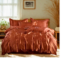 סט מצעים יוקרתי משי - ארבעה חלקים